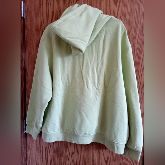 H&M Lime Green Hoodie Sweatshirt - Picture 2 of 5